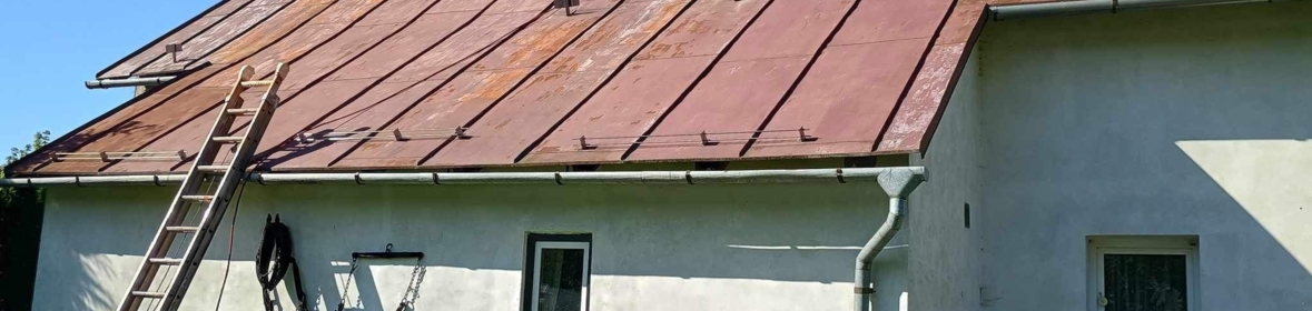 Ukázka realizace - Nátěr plechové střechy v Mikulovicích