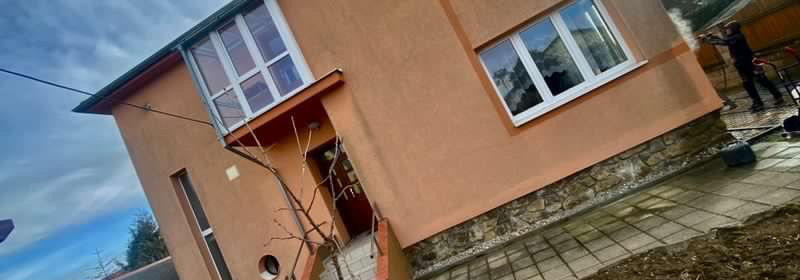 Ukázka realizace - Mytí fasády v Moravských Budějovicích