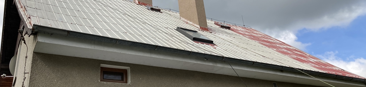 Ukázka realizace - Nátěr střechy v Mělníku