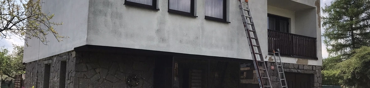 Ukázka realizace - Nátěr fasády v Černošicích