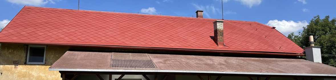 Ukázka realizace - Nátěr střechy v Bravanticích